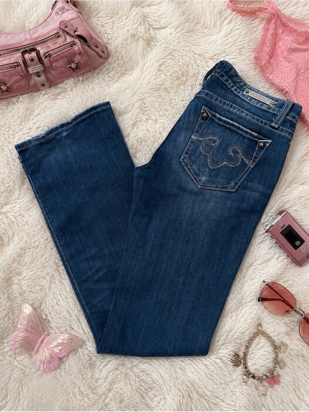 Vintage Rerock Low Rise Boot Jeans